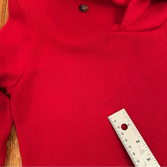 RALPH LAUREN SPORT Womens Red V Neck M Long Sleeve Casual Sweater 
**** - Picture 7 of 13